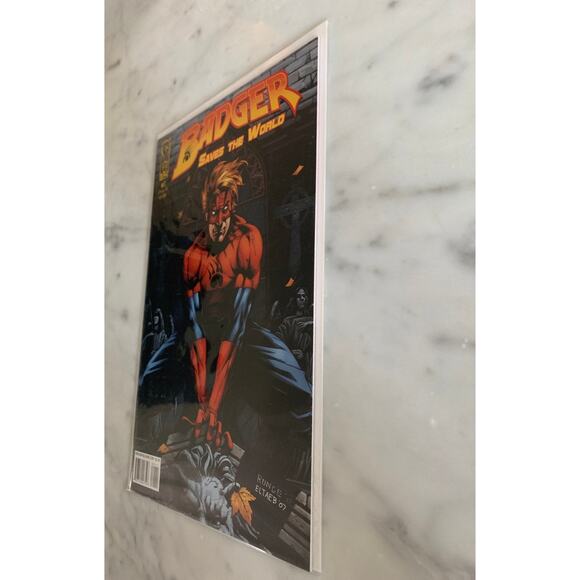 "Badger Saves the World" Comic Book #1 - Picture 3 of 3